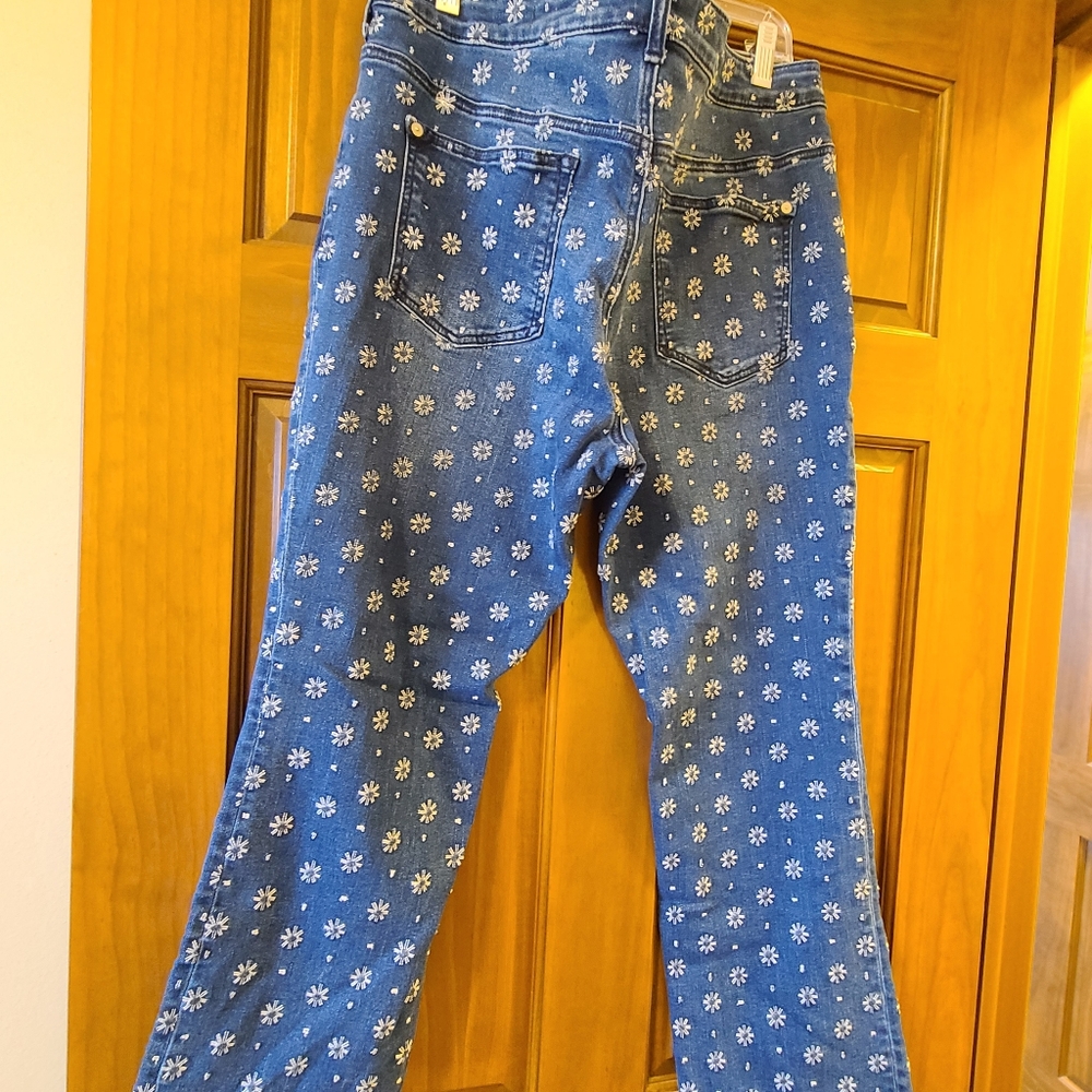 Anthropologie Cropped High Rise Bootcut Jean, size 32 - Picture 3 of 4